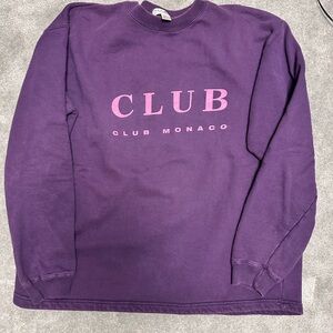 Retro Club Monaco Sweatshirt Size xLarge